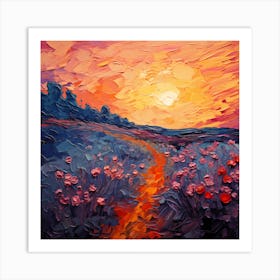 Sunrise Palette Reverie Art Print