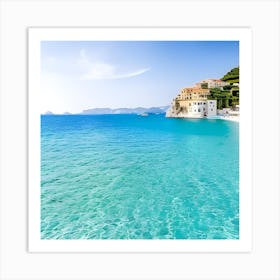 Beach In Italy Art Print