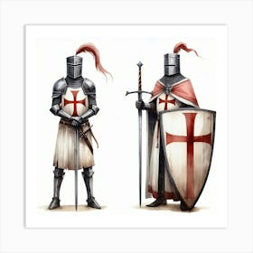 Knight Templar 10 Art Print