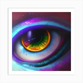 Eye Of The Galaxy Art Print