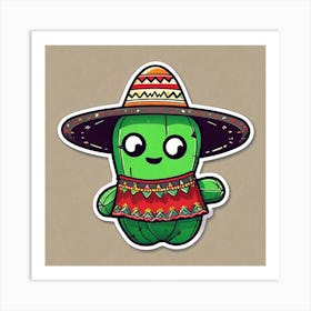 Mexican Cactus 38 Art Print