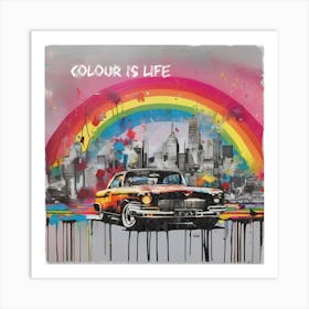 Colour Is Life Art Print