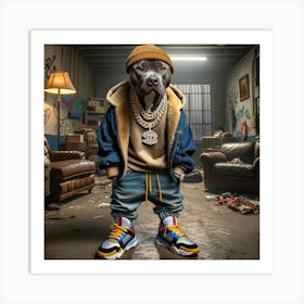 Rap Dog 5 Art Print