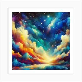 Clouds In The Sky Art Print