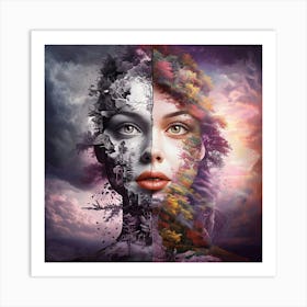 Portrait Of A Woman 1 Art Print