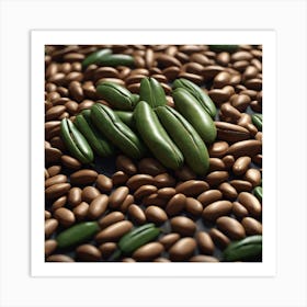 Green Peas 1 Art Print