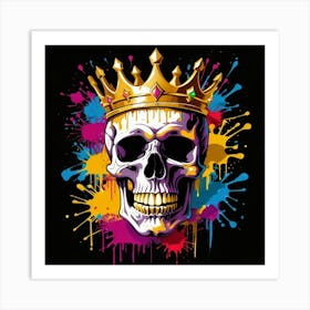 Graffiti Skull 6 Art Print