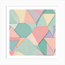 Abstract Geometric Pattern 49 Art Print