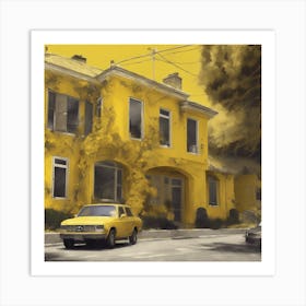 The Wishful Thinking Yellow Art Print Art Print