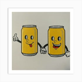 Cans Of Soda Art Print