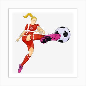 Danish National Soccer Team I Football Denmark Art Print