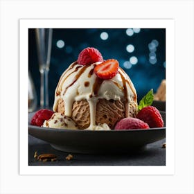 Ice Cream Dessert Art Print