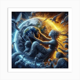 Earth Goddess Art Print