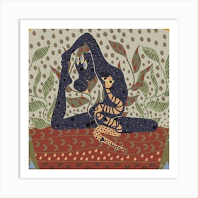 Yoga Shakti rising Art Print