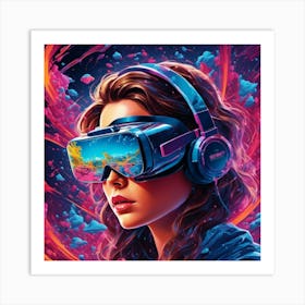 Vr Headset Art Print