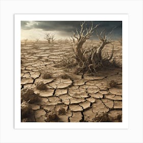 Dry Land 17 Art Print