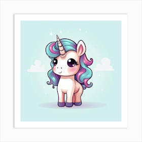 Cute Unicorn 689 Art Print