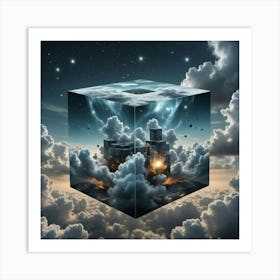 Sky Cube Art Print