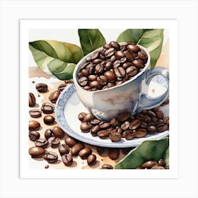 Coffee Beans 221 Art Print