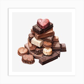 Chocolates 2 Art Print