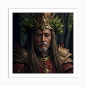 Regal Keeper of the Forest Art Print