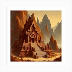 Mountain Temple 2 1 Art Print