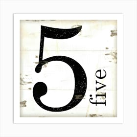 Five Five Art Print