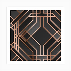 Art Deco Pattern 13 Art Print