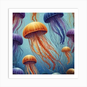 Jellyfish 5 Art Print