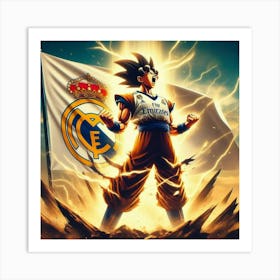 Real Madrid solider canvas ❤️🖼️ Art Print