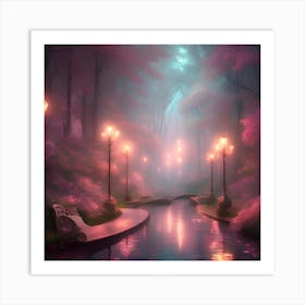 Love Forest Art Print