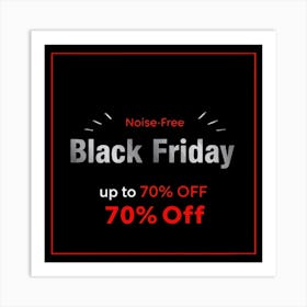 Black Friday Sell Post Templates Design (1) Art Print