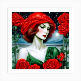 Red Roses Art Print