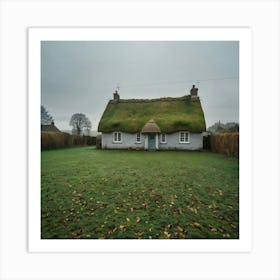 Thatched Cottage In Ireland Art Print