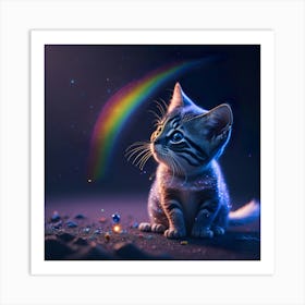 Cat Galaxy (96) Art Print