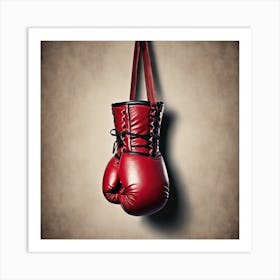 Boxing Gloves Art Print