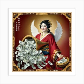 Angel Of Money1 1 Art Print