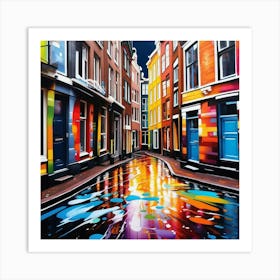 Amsterdam Street 2 Art Print