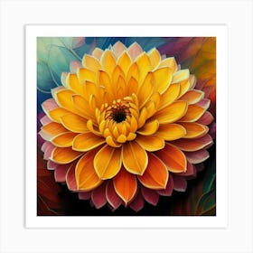 Dahlia 3 Art Print