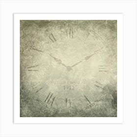 Clock Wall Art Art Print