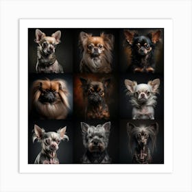 Lots of dogs Art Print