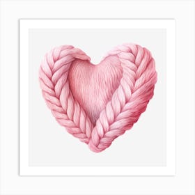 Heart Of Yarn 17 Art Print