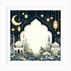 Islamic Ramadan Background 4 Art Print