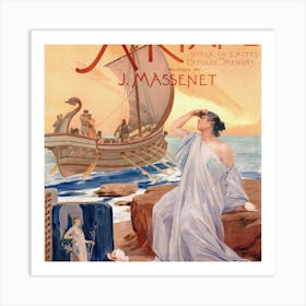 Annie By J Massenet Art Print