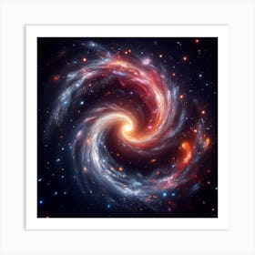 Galaxies 3 Art Print