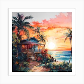 Caribbean Dreaming Art Print