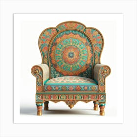 Mandala Chair Art Print