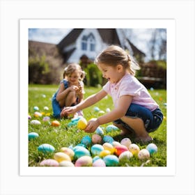 Easter Egg Hunt Photo Art Print