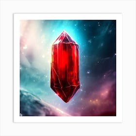 Red Gem Art Print