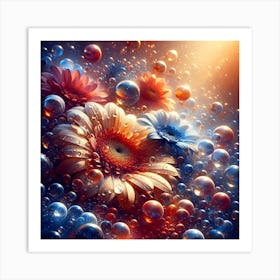 Water Crystals Art Print